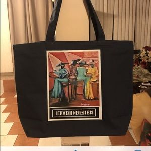 Large canvas tote bag